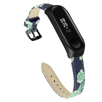 China OULUCCI Luxury New Arrival For Band 3 4 Leather Strap, Watch Band Xiaomi MI Strap For Xiaomi MI Band 3/4 for sale