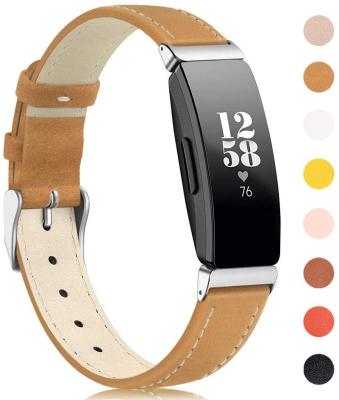 China OULUCCI Wristband Soft Leather Strap For Fitbit Inspire Band For Fitbit Inspire Time Strap Soft Watch Band Wristband For Fitbiit Inspire ace2 Accessory for sale