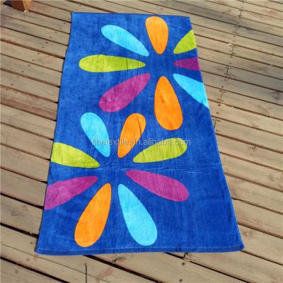 China Low MOQ Custom Design 100% Cotton Beach Towel Beach Towel Viable Custom Print Logo Custom for sale