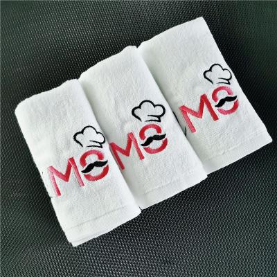 China Custom Compressed Cotton Hand Towel Promotion Towel With Embroidery Logo for sale