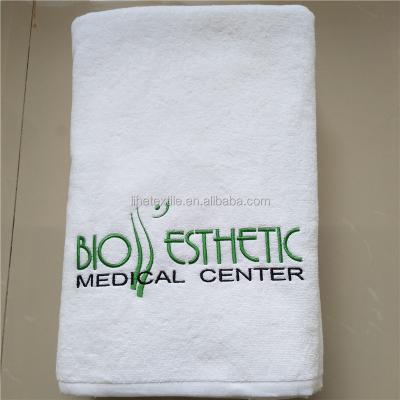 China Compressed Terry Fabric Bath /Hotel Towel Sets With Custom Embroidery Logo for sale