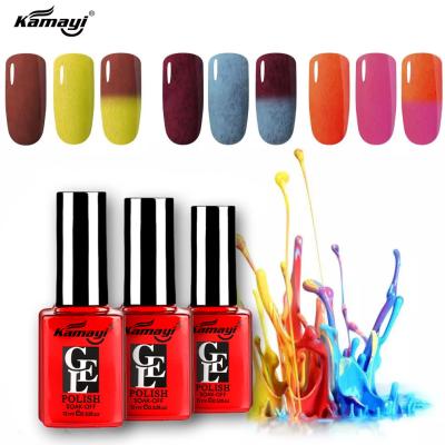 China 12ml Temperature Color Changing UV Gel Nail Polish for sale