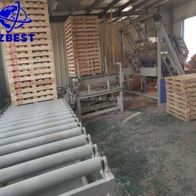 China ZZBEST Euro Wooden Pallet Production Line Automatic Wooden Pallet Production Line Nailing Machine Making Pallet for sale