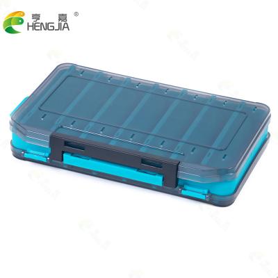 China Multi-Function Waterproof ABS Lure Box ABS Waterproof Fishing Tackle Box Hooks Minnows Tool Convenient Carry Spinner Fishing Lure Box for sale