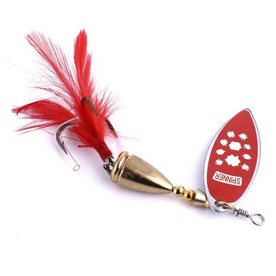 China Metal PESCA Flying Sequins Copper Metal Hardware Paillette Ware Fishing Lure Spinner Spoon Blade Primers for sale