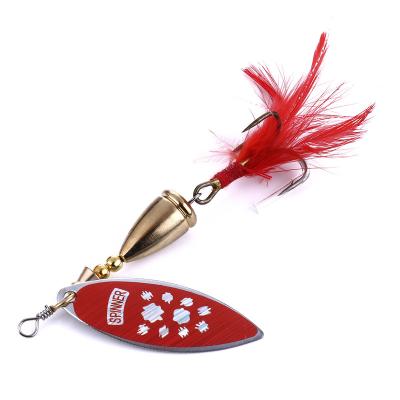 China Metal Sea Fishing Lure Set Spinner Trout Spoon Fishing Lures Hard Groundbaits Sequins For Carp Fishing Tackle for sale