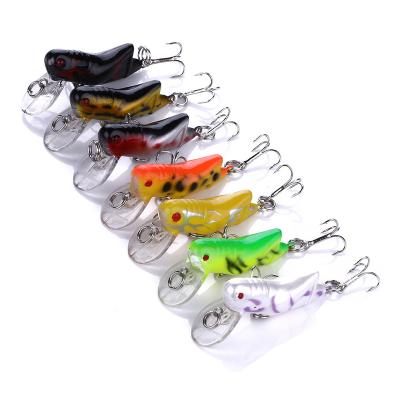 China ABS Plastic Plastic Minnow Lure Cricket Bugs Baits 4.5cm Cicadas 4.1g Fishing Lures for sale