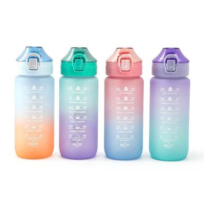 China High Quality Viable Custom Fancy PC Outdoor Sports Fitness Plastic Water Bottle Gym 600ml for sale