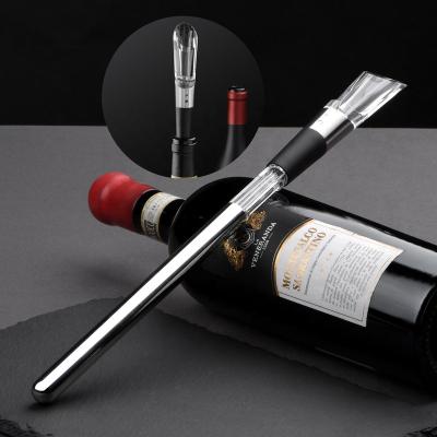 China Sustainable High Quality Acrylic 304 Stainless Steel Wine Bottle Fridge and 3in1 Aerator Bar Pourers and Accessories for sale