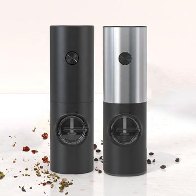 China Battery Powered Instruments 2023 Hot Selling Kitchen Spice Salt Grinder Electric Pepper Grinder Mills for sale