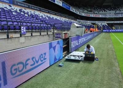 China Pantalla LED P8/P10 HD del perímetro de los deportes del perímetro del estadio para los acontecimientos que hacen publicidad en venta