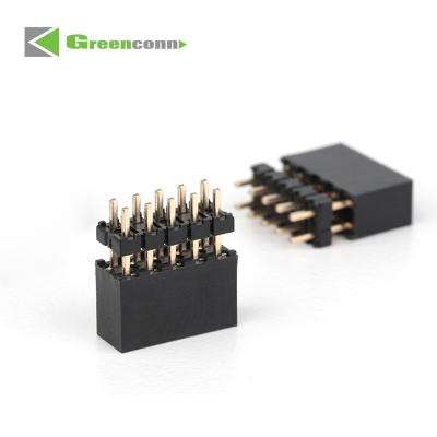 China Industrial PCB Socket Female Header 2.00 mm Pitch Double Rows dip Type   manufacturer different types of electrical PCB connectors for sale