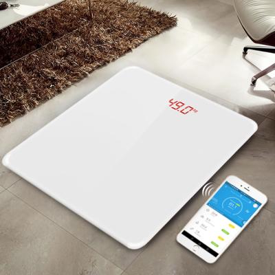 China Bluetooth Smart Fat Body Fat Scale TSEC Hot Sale Digital Scale Body Status Analyze 12 Data Household Balance for sale