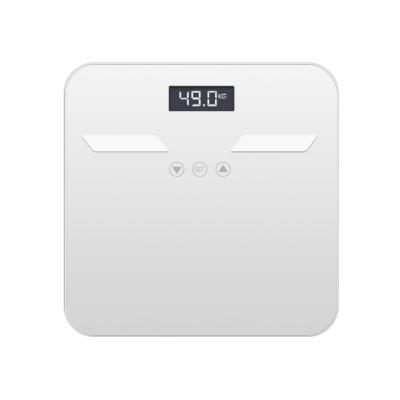 China 2021 Guangdong Zhongshan best price hot sale radio stocked smart body fat analyzer scale, LCD body fat smart scale for promotion for sale