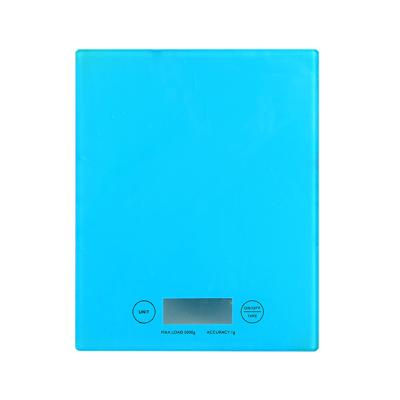 China With Tray Factory Directly Wholesale 5kg Digital Glass Scale Food Weighing Nutrition Kitchen Scale for sale