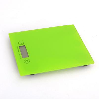 China With 5kg Scale Tray TSEC Tempered Glass Platform Cook Digital Food Kitchen Scale for sale