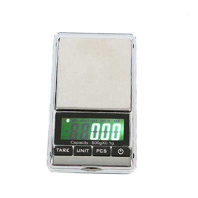 China Jewelry Scales Zhejiang Jinhua Factory 2*AAA Battery Power Supply and LCD+Back Light Display Type Diamond Pocket Digital Jewelry Scales for sale