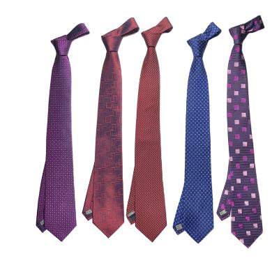 China 100% fashion quality art silk tie logo silk woven high end imported silk custom tie for sale