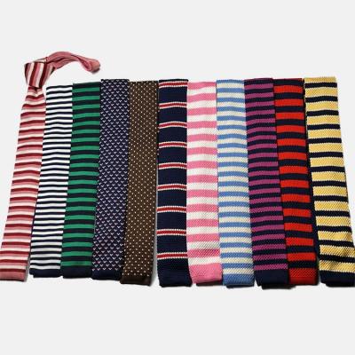 China Cotton fashion high quality durable using various knit bow tie knitted ties for sale