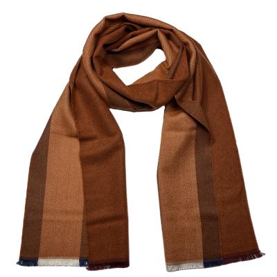 China 2021 Wool's Most Scarf Made at Popular Patchwork Wool Factory in Light Brown for sale