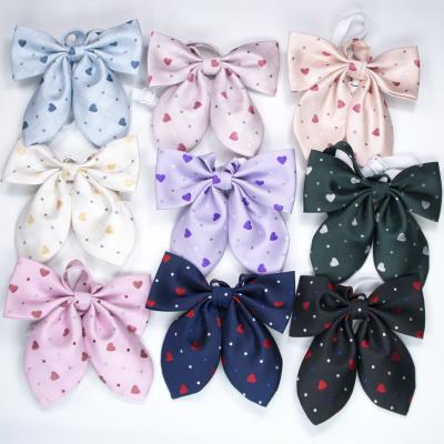 China Fashion Polyester LOGO Party Holiday Verified Wholesale Custom Bow Tie for sale