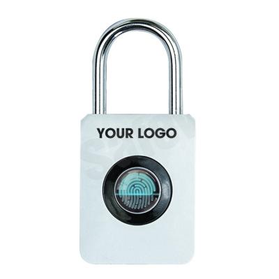 China Long Battery Life Safewell SWPLF01 Waterproof USB Charging Smart Keyless Fingerprint Padlock for sale