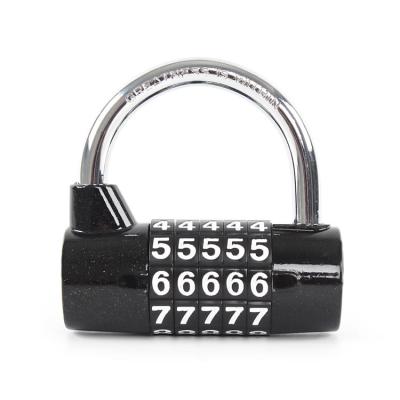 China 5 Digit Combination Locks SAFEWELL Adjustable 5 Digit Combination Lock Security Padlock Combination Locks for sale