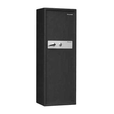 China Safewell Black Home Security Metal Gun Locker Cabinet Weapon Rifle Steel Gun Safe for sale