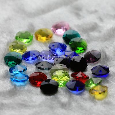 China China Wholesale Good Quality Colorful 14mm Octagon Crystal Beads for sale