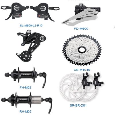 China BRAND 2X10S Resin/Alloy Steel SUNRUN 11-46T Clutch 10S Derailleur 11-46T CASSETTE SPROCKET Bicycle Parts for sale