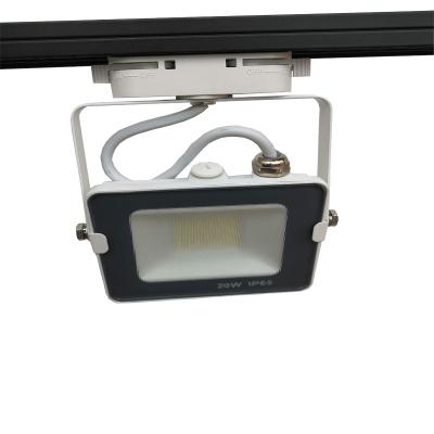 China High Brightness Korea Design Ultra Thin Die Cast Aluminum Ip65 Track Led Flood Light for sale