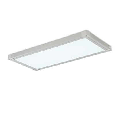 China High Efficiency Office Home Hospital Light Iron Aluminum PC Recessed Backlit Led Ceiling Light Panel for sale