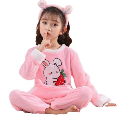 China New Winter Custom Made Wholesale QUICK DRY Flannel Warm Lounge Pajamas Kids Sleep Home Suit For Mom Baby Boy Gift for sale