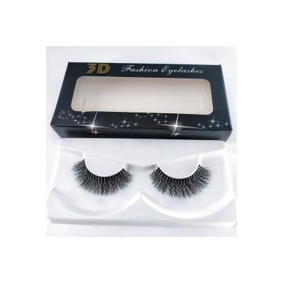 China Hot Selling Women's Natural 3D Fans Pre-made Soft Wavy False Eyelashes for sale