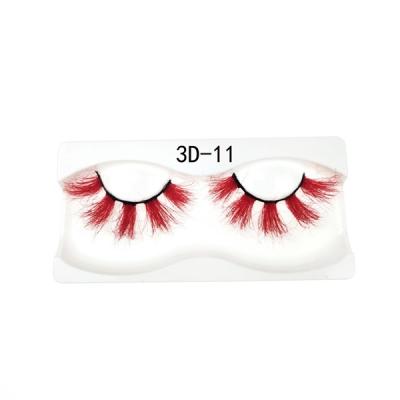 China Full Soft And High Strip Lashe Color Lash High End Color Lashes Mink Eyelashes Seller Customized Boxes False Eyelashes Private Label for sale