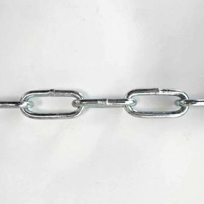 China Guardrails China Supplier 2mm-13mm G30 Low Carbon Steel Galvanized Chain DIN5685a/c Germany Standard Long Link Chain for sale