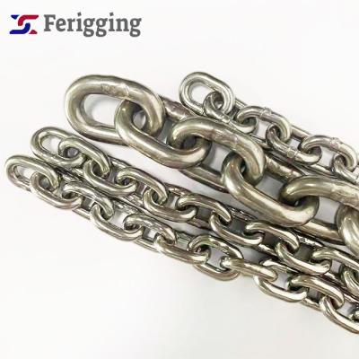 China Marine 9mm G50 Stainless Steel Short Link Chain Din766 Germany Standard Stainless Steel Link BBB Anchor 316 Chain for sale