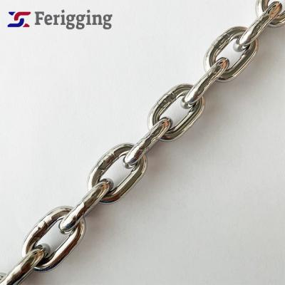 China Marine G50Stainless Steel Short Link Chain Din766 Germany Standard Stainless Steel Link Chain For Industrial for sale