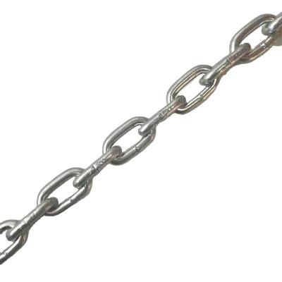 China Marine G30 Low Carbon Steel Galvanized Chain Din766 Germany Standard Short Link Chain For Industrial for sale