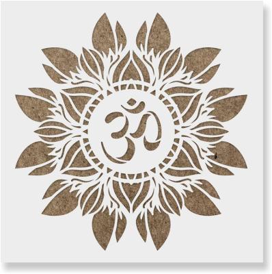 China Reusable Bendable Mandala Stencil Painting On Wood Painting For Wall Furniture Canvas Paper Fabric Decoration for sale