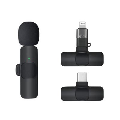 China Radio 2 in 1 Game Mic Mini Mic Wireless Phone Camera Live Wireless Plug Streaming Lapel Lavalier Microphone for sale