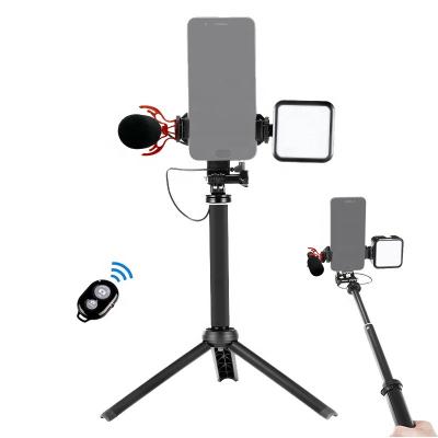 China Mini youtube camera light and microphone recording kit for live streaming podcast for sale