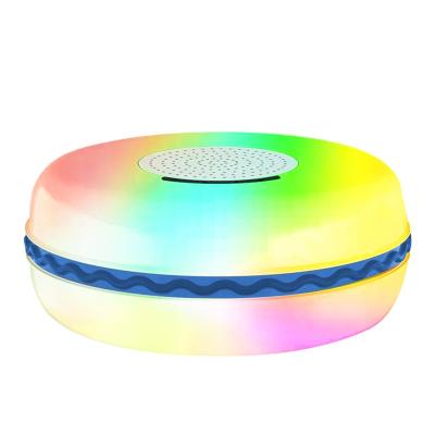 China IP7 Video Call Shower Waterproof Portable Wireless Speaker With LED Light Show for sale