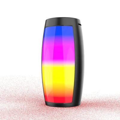 China Video Call Mini Stereo Sound Portable Wireless BT Audio Video Speaker With RGB Led Lights Support TWS Pairing MIC TF Card for sale