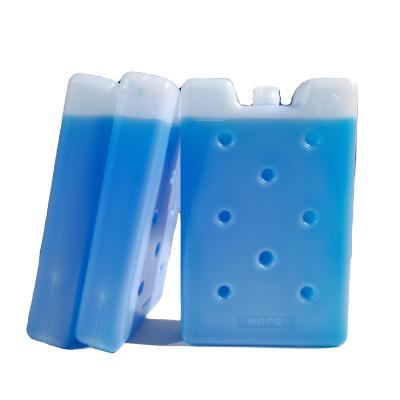 China Waterproof Hard Shell 0.6L HDPE Ice Brick Freeze Ice Coolant for sale