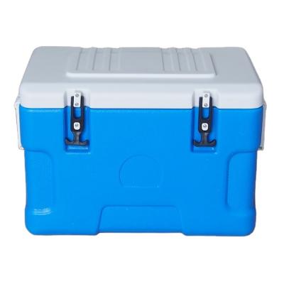 China Factory Direct Medical Transport Box Handle Insulated Cooler Storage Container for sale