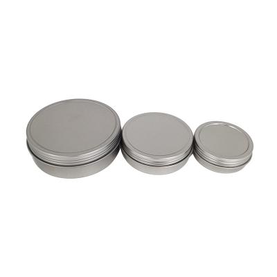 China Decoration 30g 50g 100g Home Metal Screw Cap Containers Tin Aluminum Non Tobacco Shisha Jars With Lids for sale