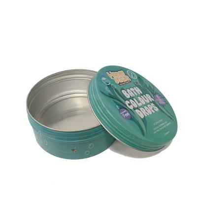 China Gift & Craft Dongguan Fabricate Aluminum Tin Box With Screw Lids For Candy Flavor Solid Cream for sale