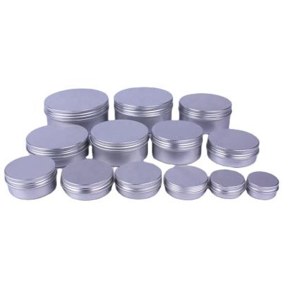 China Mint Metal Screw Lid Cosmetic Lip Balm Metal Air Tight Candy Tea Tin Box Tin Jar... 2oz 60g Tea Candy Mint for sale