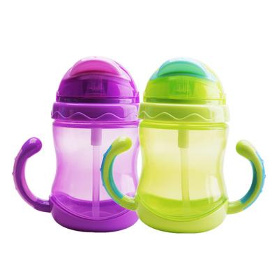 中国 Leak-Proof BPA Baby Bottle Infant Water Bottle Toddler Straw Free Sippy Cup Water Cup Baby Training Cup 販売のため